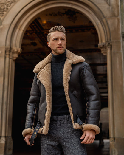 shearling jacket for men